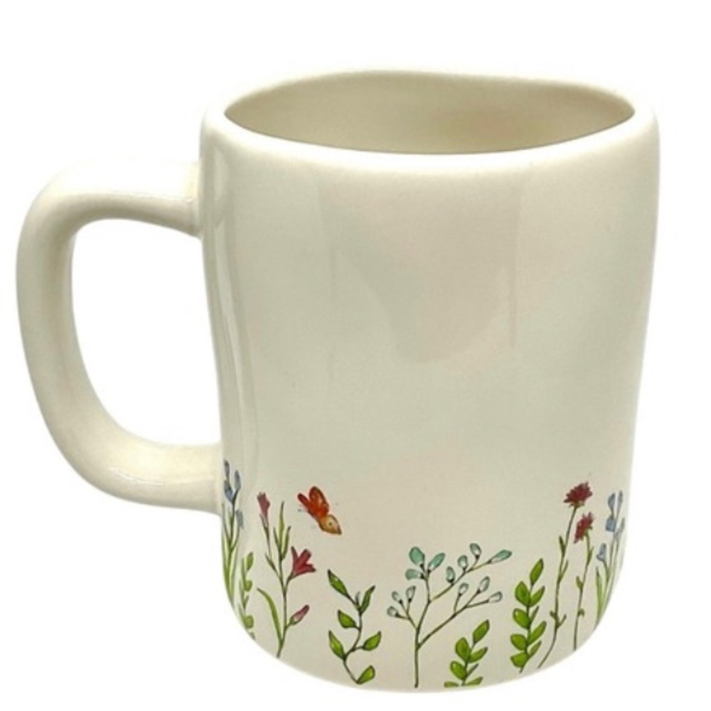 1 of 3  Rae Dunn White MOM mug 🪴 motif 💐  🌺 - Picture 7 of 9